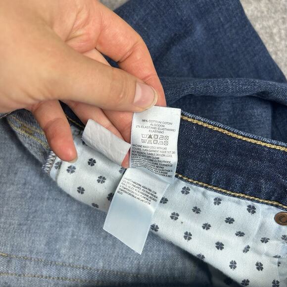 Lucky Brand Jeans Mens 40X30 Medium Wash Blue Denim 363 Vintage Straight Stretch - Picture 9 of 11